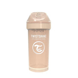 Детска чаша с шейкър Twistshake 360 мл 12+ месеца бежова --- BebeMama