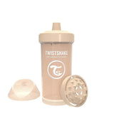 Детска чаша с шейкър Twistshake 360 мл 12+ месеца бежова - Чаши - Twistshake - BebeMama