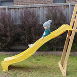 Детска Дървена Катерушка С Пързалка 2.2 М Ginger Home, За Игра На Двора