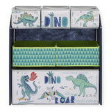 Детска Етажерка Ginger Home, Органайзер За Играчки С Кутии За Съхранение Dinosaur