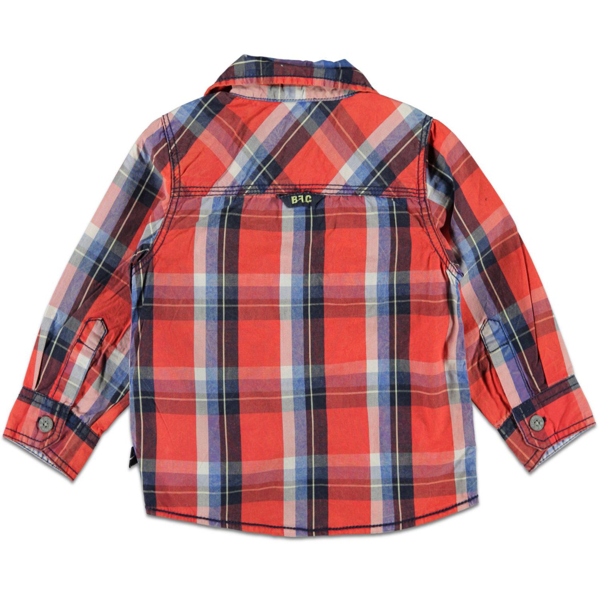 Детска Карирана Риза За Момче С Дълги Ъкави, 80 См. 12 18 М. Babyface