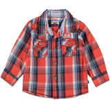 Детска Карирана Риза За Момче С Дълги Ъкави, 80 См. 12 18 М. Babyface