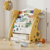 Детска Комбинирана Етажерка За Книги И Играчки Жълта Алпака Feelkids