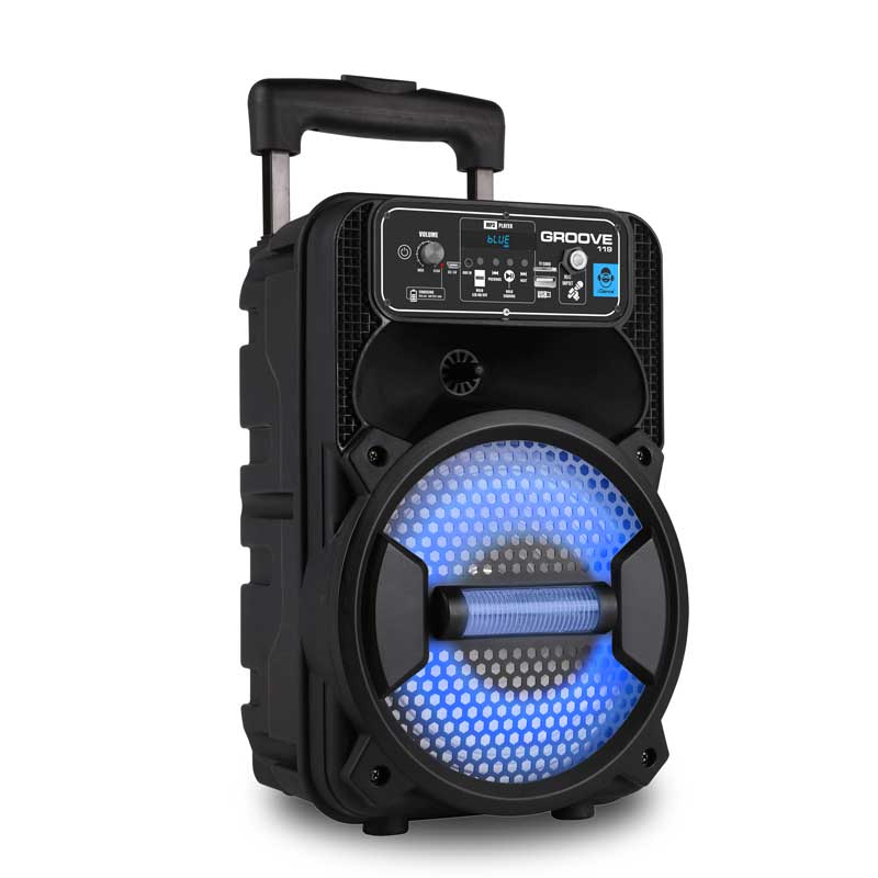Преносима Тонколона С Led Светлини И Микрофон, Groove119