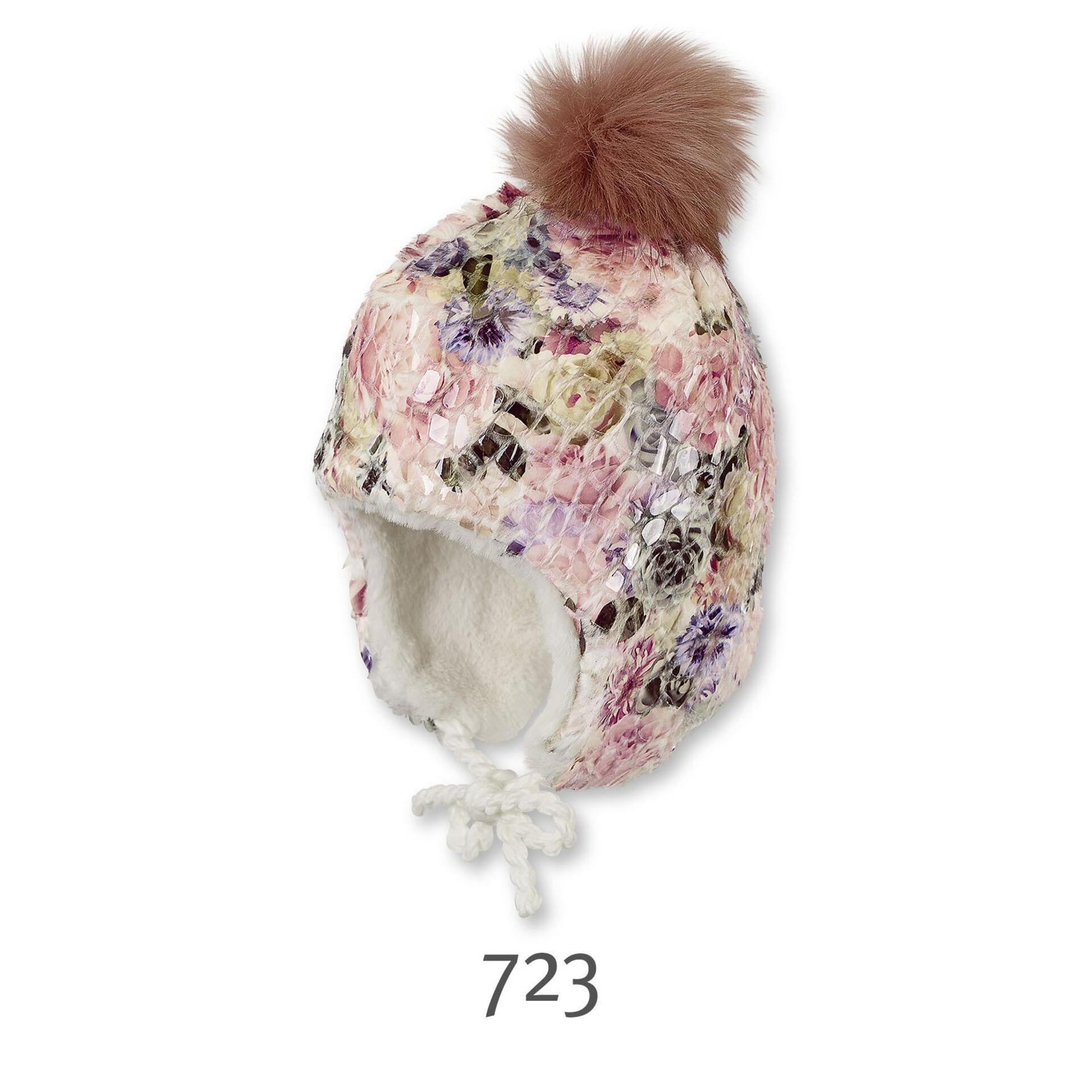 Детска Луксозна Зимна Ушанка За Момиче, 45 См. 6 9 М. Sterntaler