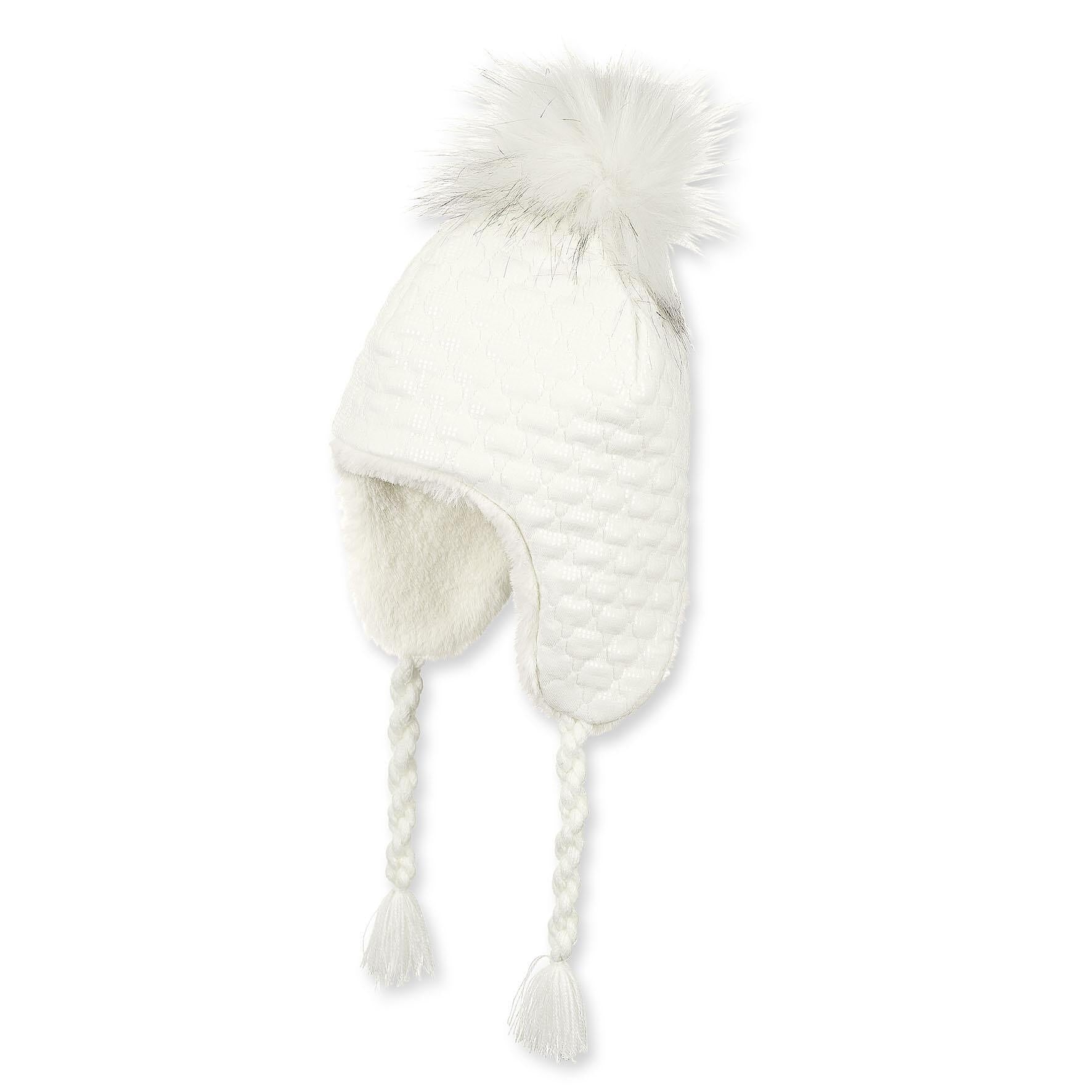 Детска Зимна Ушанка За Момиче В Екрю, 45 См. 6 9 М. Sterntaler
