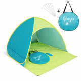 Детска Pop Up Палатка С Uv Защита 50+ Лека, Сгъваема, За Плаж И Градина, 165×150×110 См Ginger Home