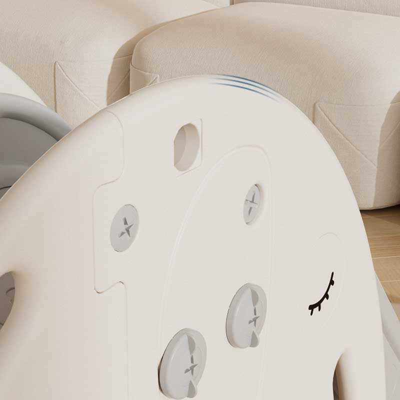 Детска Пързалка С Баскетболен Кош Слонче Кафява Feelkids