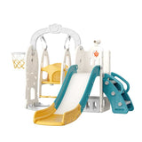 Детска Пързалка С Люлка 5 В 1, Castle Feelkids