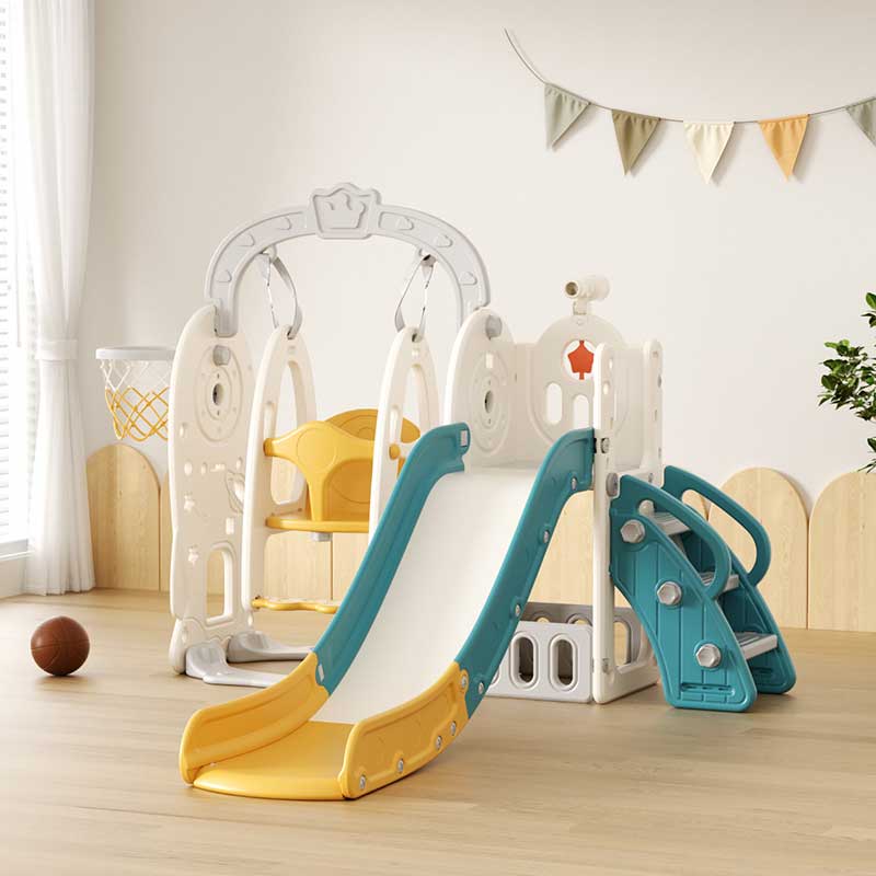 Детска Пързалка С Люлка 5 В 1, Castle Feelkids