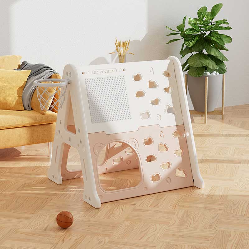 Детска Пластмасова Стена За Изкачване 5 В 1, Розова Feelkids