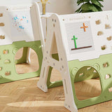 Детска Пластмасова Стена За Изкачване 5 В 1, Зелена Feelkids