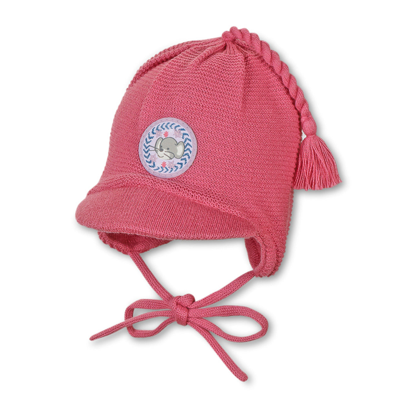 Детска Плетена Шапка С Козирка За Момиче, 47 См. 9 12 М. Sterntaler