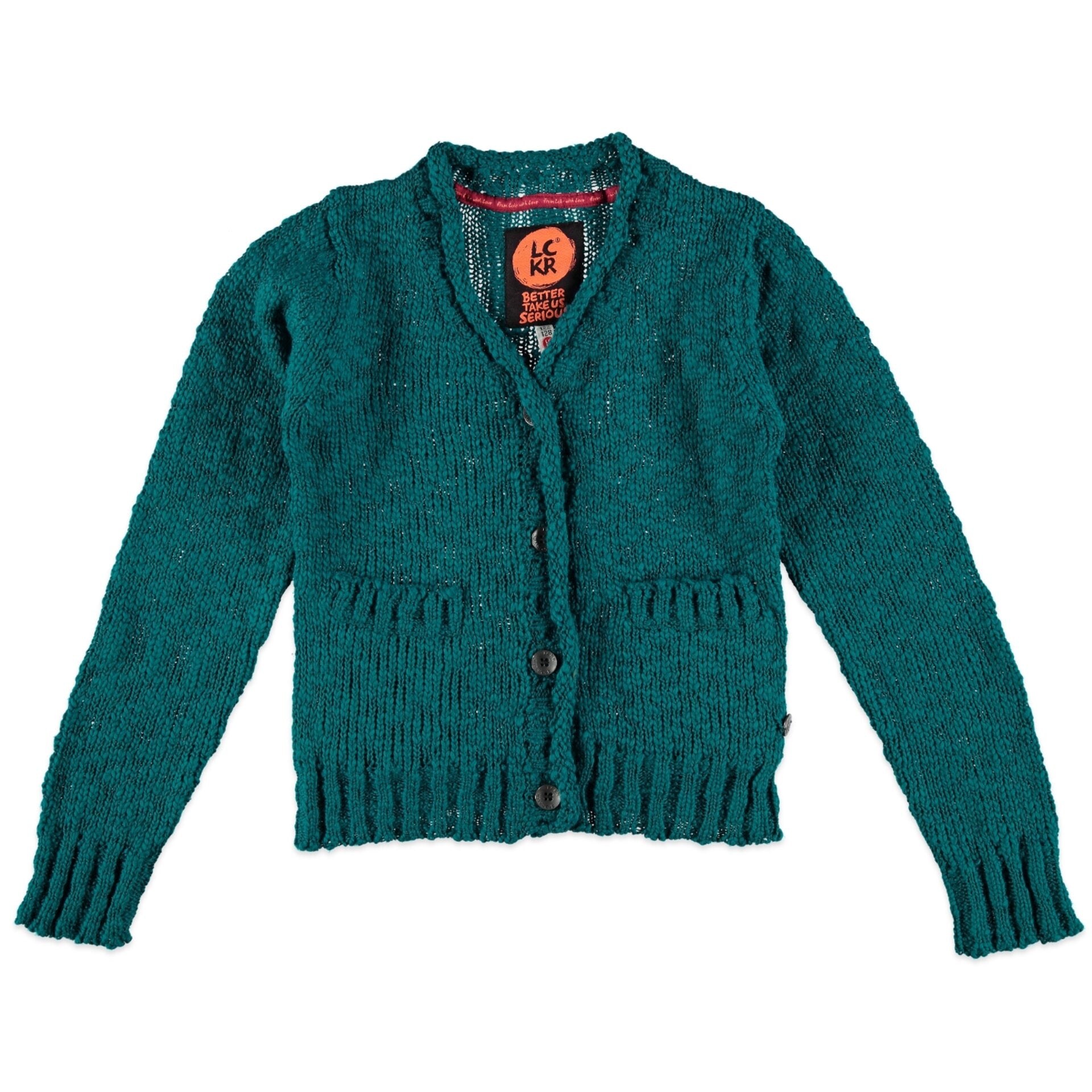 Плетена Детска Жилетка За Момиче, 152 См. 12 Г. Lckr