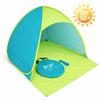 Детска Pop Up Палатка С Uv Защита 50+ Лека, Сгъваема, За Плаж И Градина, 165×150×110 См Ginger Home