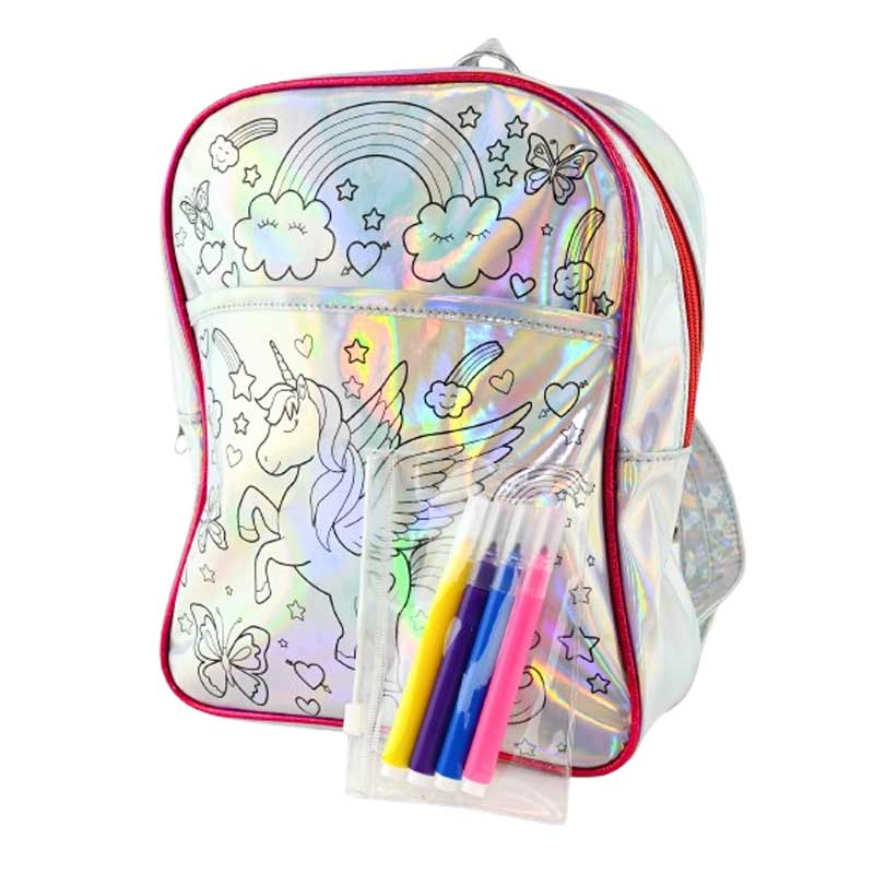 Детска Раница Unicorn С Маркери За Създаване На Уникален Дизайн Robetoy