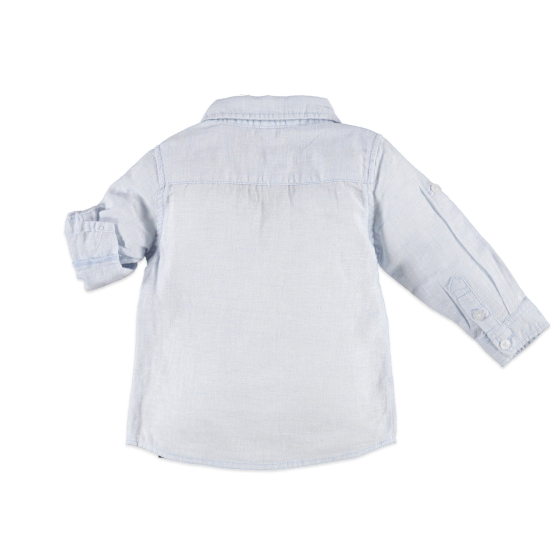 Детска Ленена Риза С Дълги Ръкави За Момче 80 См. 12 18 М. Babyface