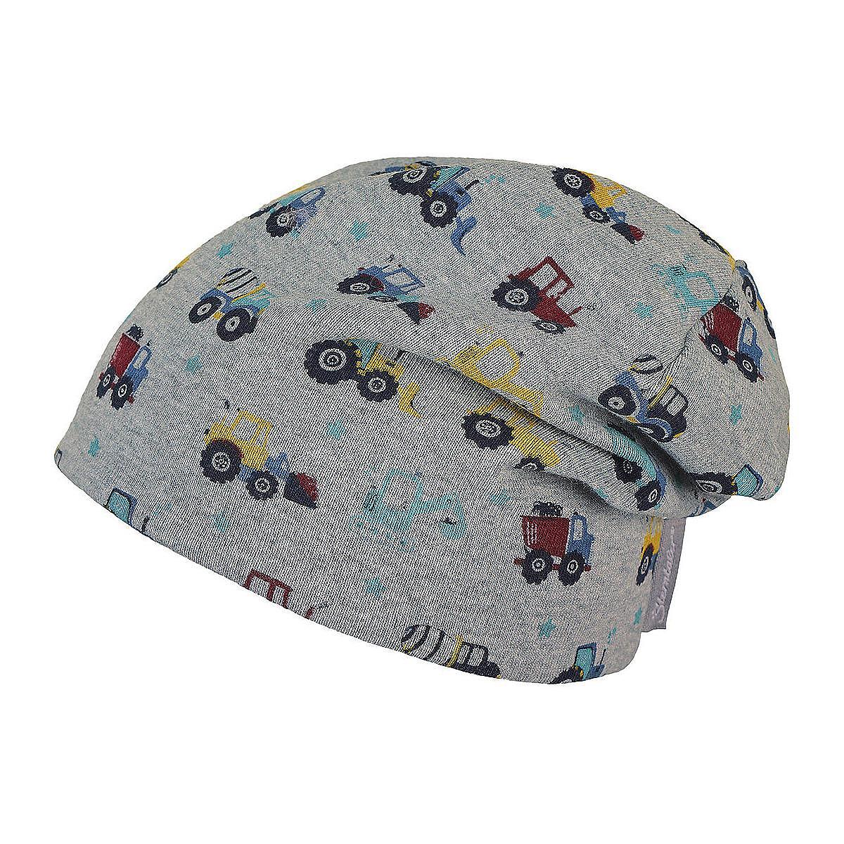 Шапка С Подплата В Сивцвят С Трактори, Багери И Камиони, 49 См. 12 18 М. Sterntaler