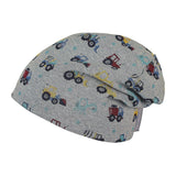 Шапка С Подплата В Сивцвят С Трактори, Багери И Камиони, 49 См. 12 18 М. Sterntaler