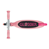 Детска Сгъваема Тротинетка С Две Светещи Колела Globber Flow Foldable Junior Lights - Розова --- BebeMama