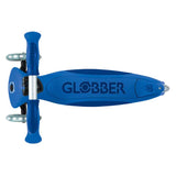 Детска Сгъваема Тротинетка С Родителски Контрол Globber Go Up Deluxe Flash Lights, Тъмно Синя --- BebeMama