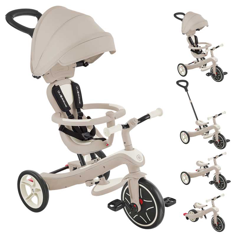 Детска Триколка 4 В 1 Explorer Trike Ecologic, Кокос Globber