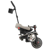 Tricicletă pentru copii 4 în 1 Globber Explorer Trike pliabilă, culoare bej