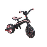 Tricicletă pentru copii 4 în 1 Globber Explorer, pliabilă, culoare roz