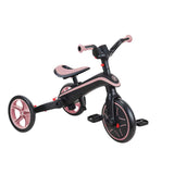 Tricicletă pentru copii 4 în 1 Globber Explorer, pliabilă, culoare roz