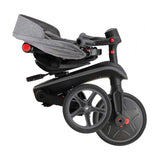 Tricicletă pentru copii 4 în 1 Globber Explorer Trike pliabilă, culoare gri-negru
