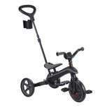 Tricicletă pentru copii 4 în 1 Globber Explorer Trike pliabilă, culoare gri-negru