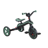 Tricicletă pentru copii 4 în 1 Globber Explorer Trike pliabilă, culoare măsliniu