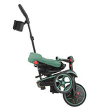 Tricicletă pentru copii 4 în 1 Globber Explorer Trike pliabilă, culoare măsliniu