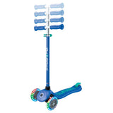 Детска Тротинетка С 3 Светещи Колела Globber Primo Plus Lights, Синьо - Зелена --- BebeMama