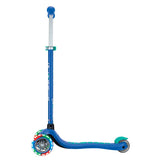 Детска Тротинетка С 3 Светещи Колела Globber Primo Plus Lights, Синьо - Зелена --- BebeMama