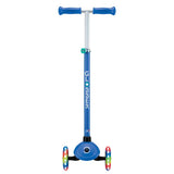 Детска Тротинетка С 3 Светещи Колела Globber Primo Plus Lights, Синьо - Зелена --- BebeMama