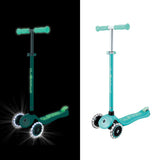 Детска Тротинетка Със Светещи Колела Primo Plus Glow Lights, Ментов Цвят Globber