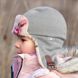 Детска Зимна Ушанка За Момиче, 53 См. 2 4 Г. Sterntaler