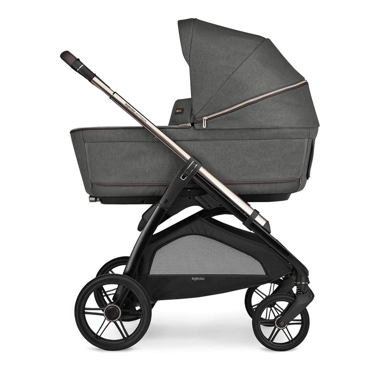 Детска Количка 2 В 1 Inglesina Aptica System Duo - Velvet Grey / Litio Black