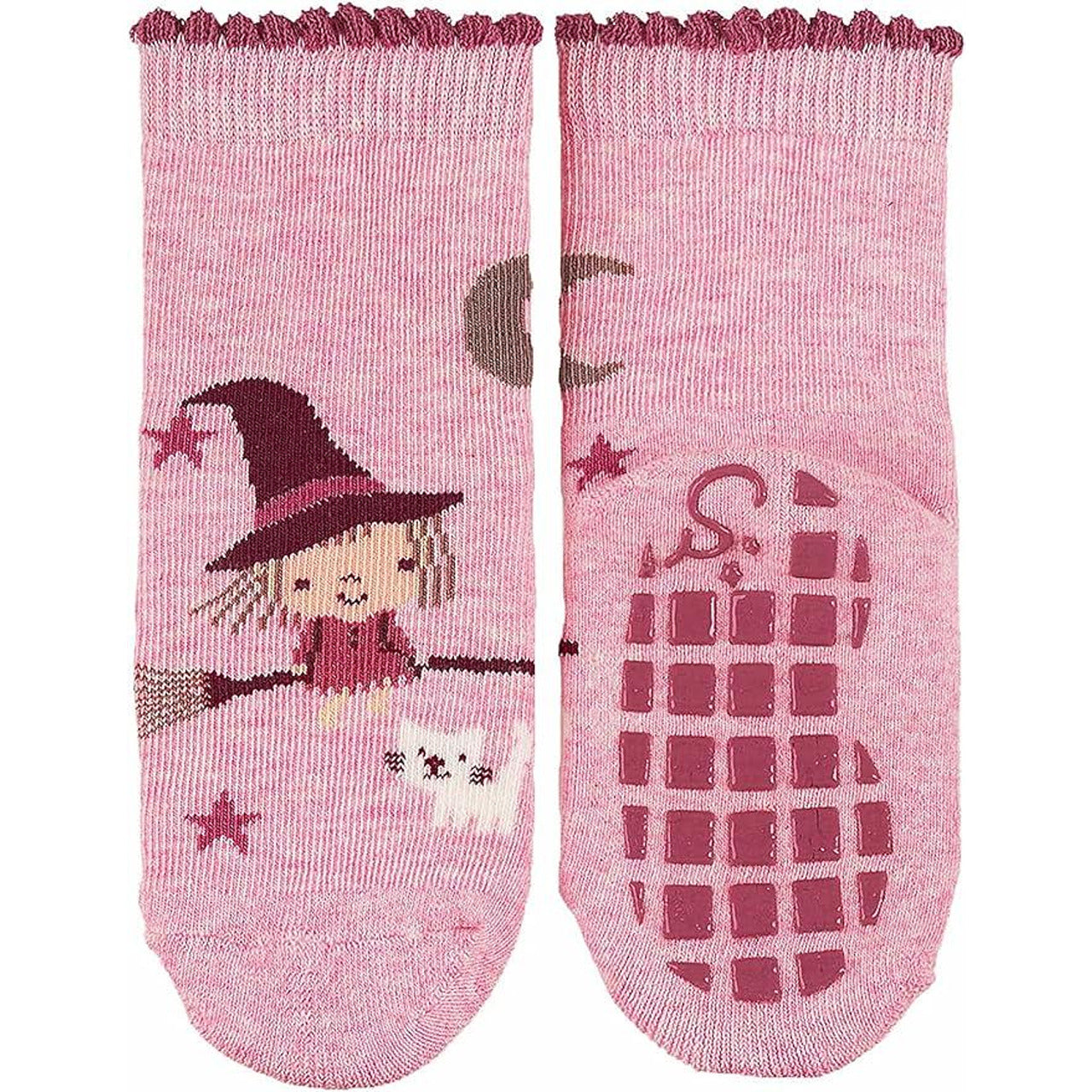 Детски Abs Чорапи Със Силиконови Стопери, С Вещица, 2 Чифта, 25 26 3 4 Г. Sterntaler