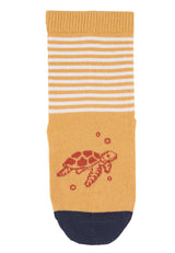 Детски Чорапи Нехлъзгащо Стъпало, Sun®, Костенурка, Жълти, 23 24 2 3 Г. Sterntaler