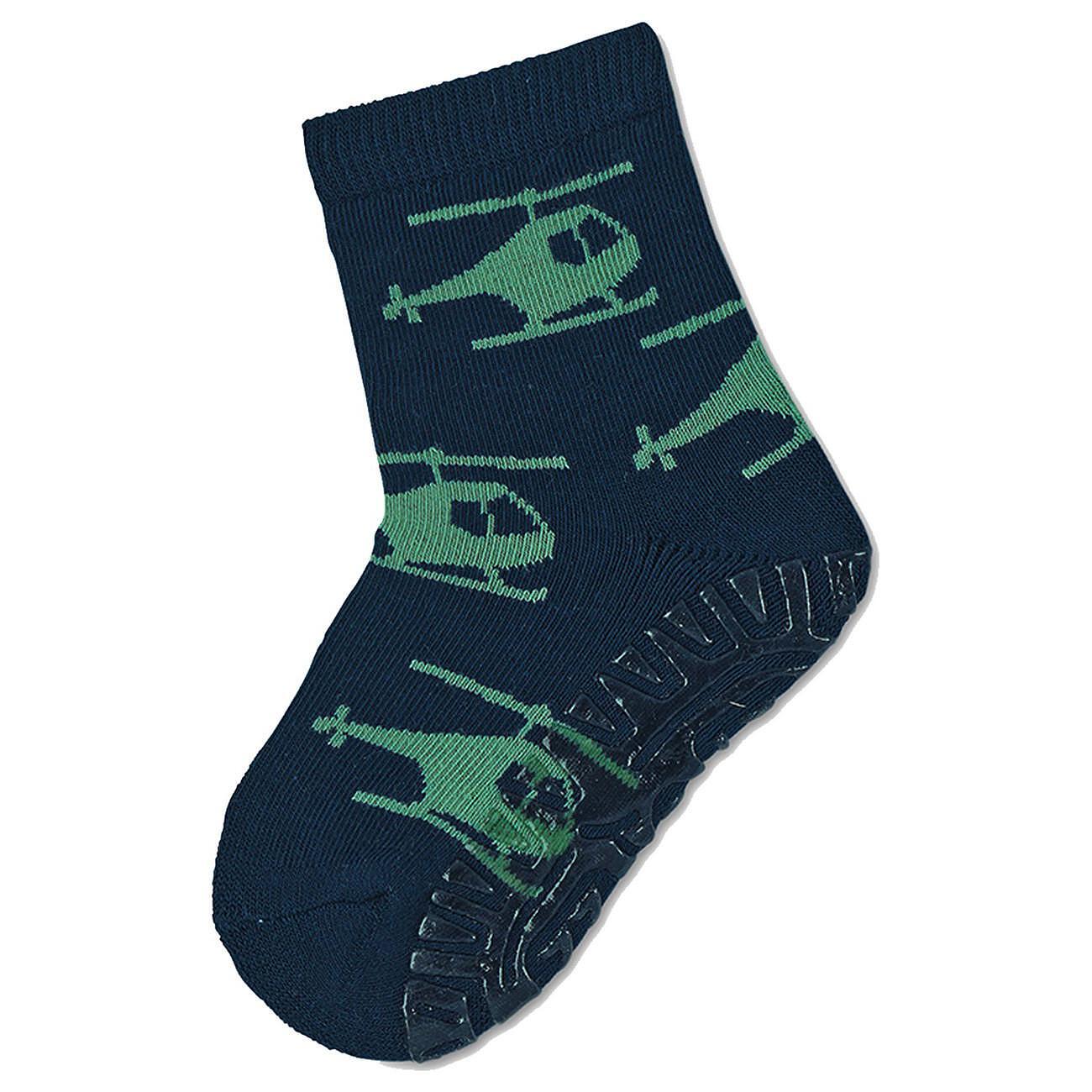 Детски Термо Чорапи Със Силикон С Хеликоптери, Тъмно Сини, 25 26 3 4 Г. Sterntaler