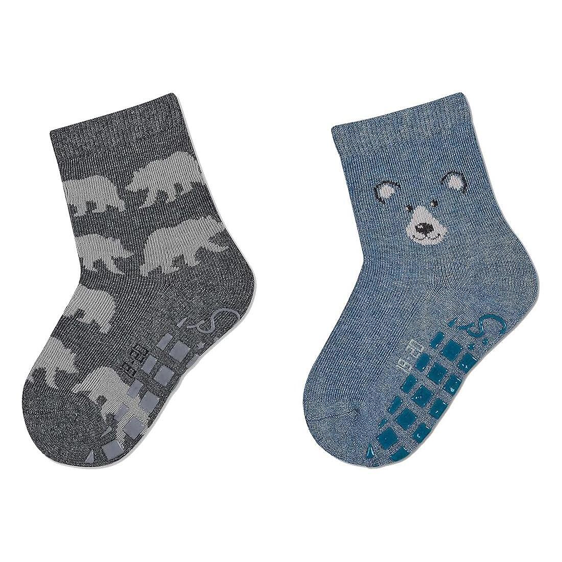 Детски Чорапи Със Силиконови Стопери, Полялно Мече, 2 Чифта, 27 28 4 5 Г. Sterntaler