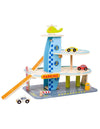 Детски дървен гараж с колички - 3 нива - Дървени Играчки - Classic World - BebeMama