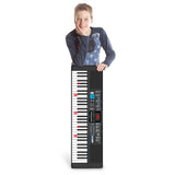 Pian cu clape de antrenament iluminate - 5 octave G-500