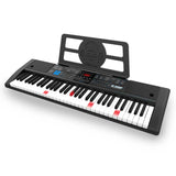Pian cu clape de antrenament iluminate - 5 octave G-500