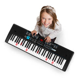 Pian cu clape de antrenament iluminate - 5 octave G-500