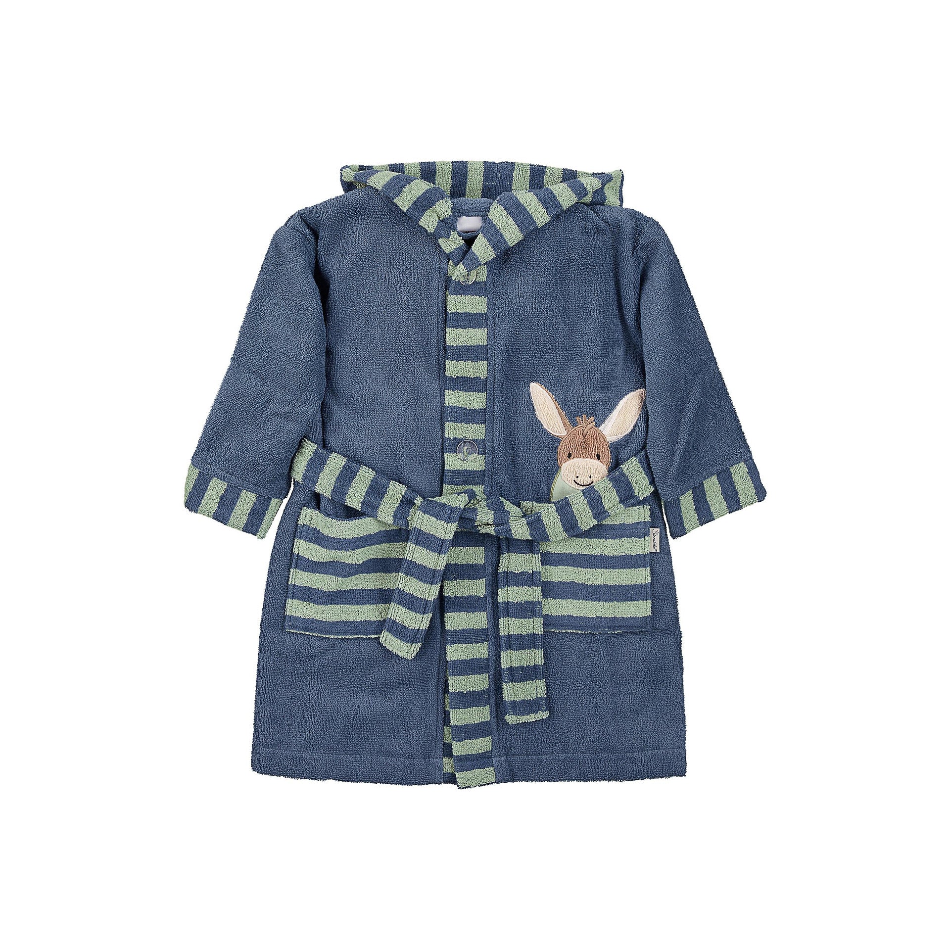 Детски Халат За Баня И Плаж За Момчета С Магаренце, 86 92 См. 18 24 М. Sterntaler