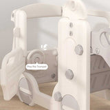Детски Игрален Модул Автобус С Пързалка Сив Feelkids