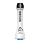 Детски Bluetooth Микрофон Със Светлини И Тонколона, Бял